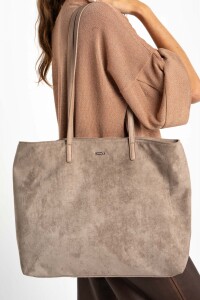 Travel Bag Gamuza Vegana Vison