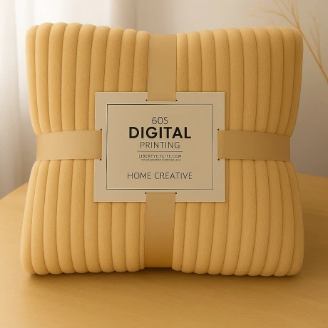Manta Frazada Polar Suave Invierno 2 plazas Abrigada Beige