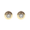 Caravanas Nathalie en oro amarillo 18k con brillantes Caravanas Nathalie en oro amarillo 18k con brillantes