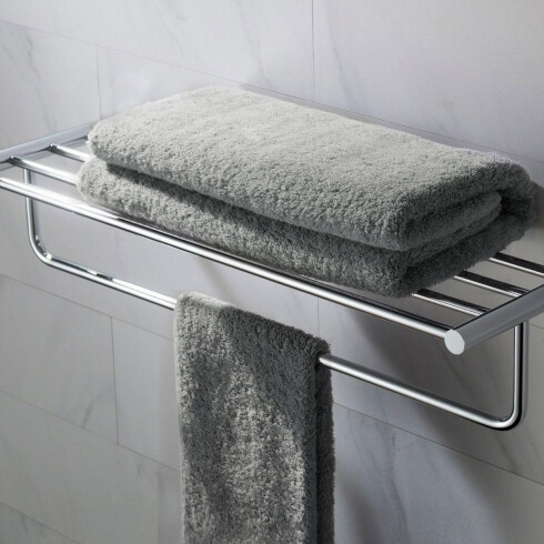 TOALLEROS PORTATOALLA CON KIT FIJACION METAL CR URBAN LATON CROMO