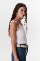 MUSCULOSA METAL BLANCO