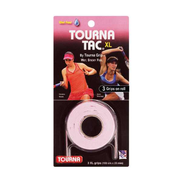 Overgrip Para Raqueta Tourna TAC x3 Rosa