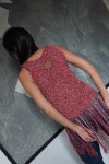 Lagoon Top vol2 Rojo / Plateado