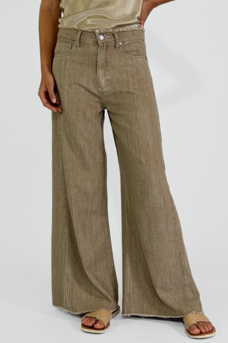 PANTALON JULIANA DENIM Beige