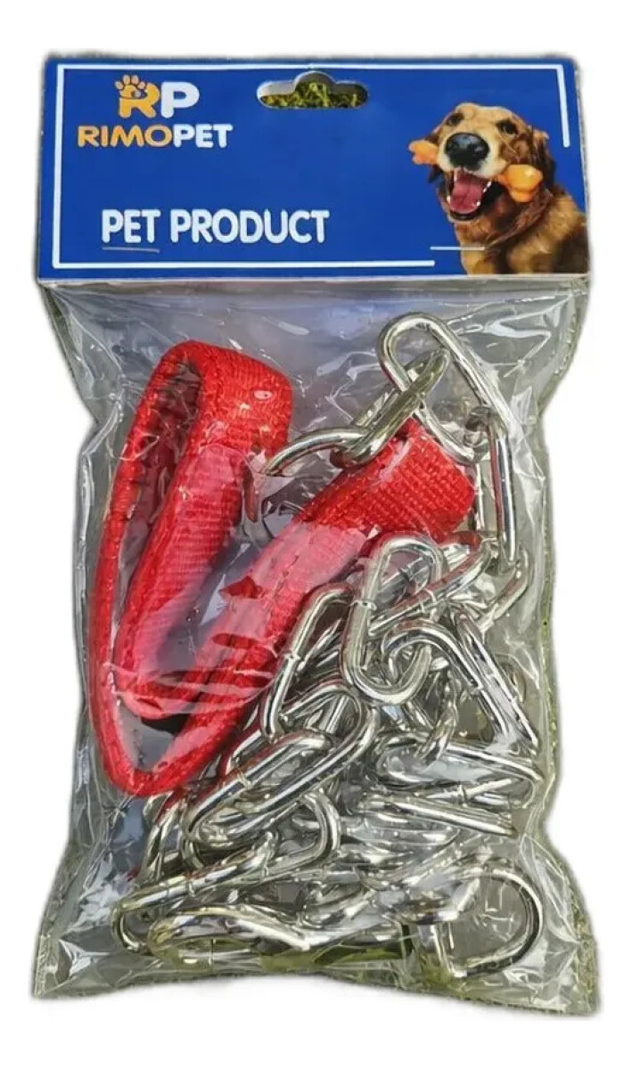 Correa De Cadena Para Mascotas Gruesa Con Agarre 1.2 MTS 