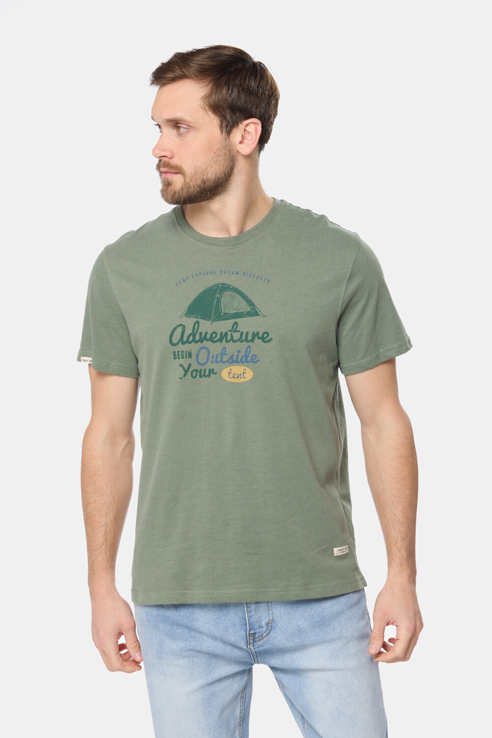 REMERA ESTAMPADA Verde