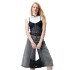 BODY OLIMPO XS-L NEGRO FLOR