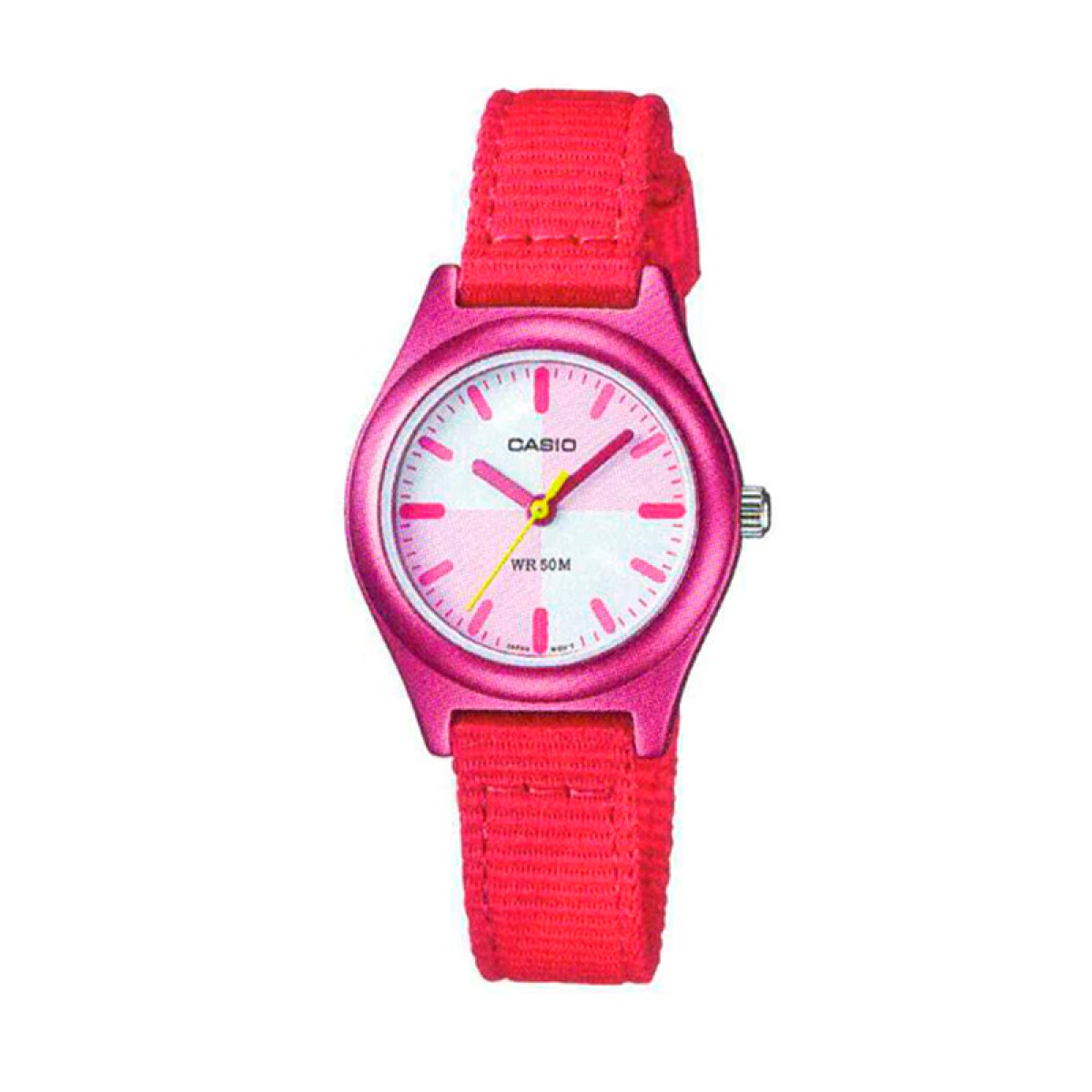 Reloj Casio Malla de tela Dama - FUCSIA 