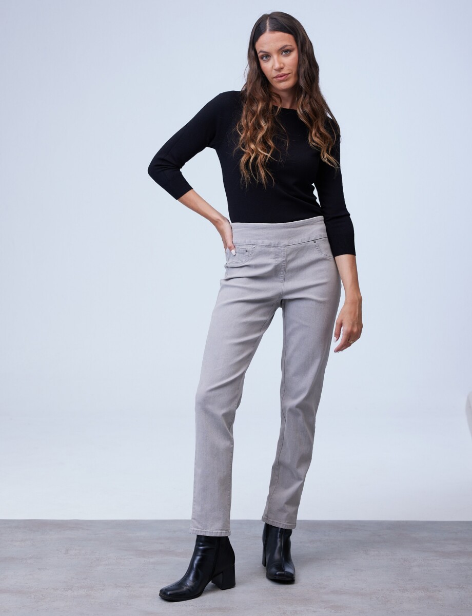 Jegging Pretina Ancha - Gris 