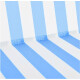Silla De Playa Plegable Tubo De Hierro Azul