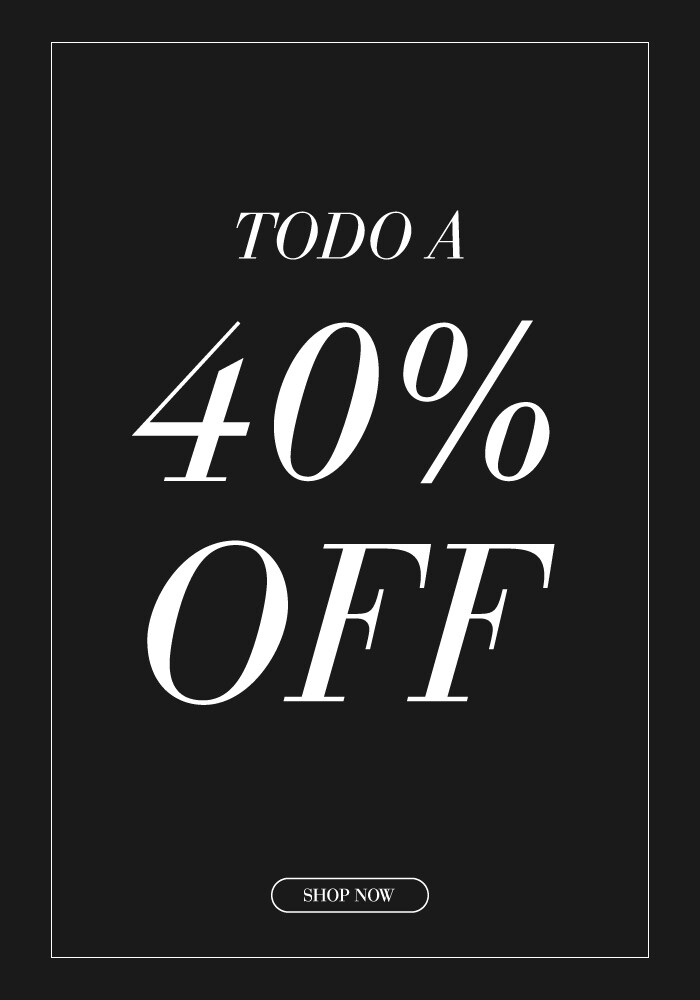 Black Friday - todo a 40 off