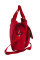bolso morral doble fuelle Rojo