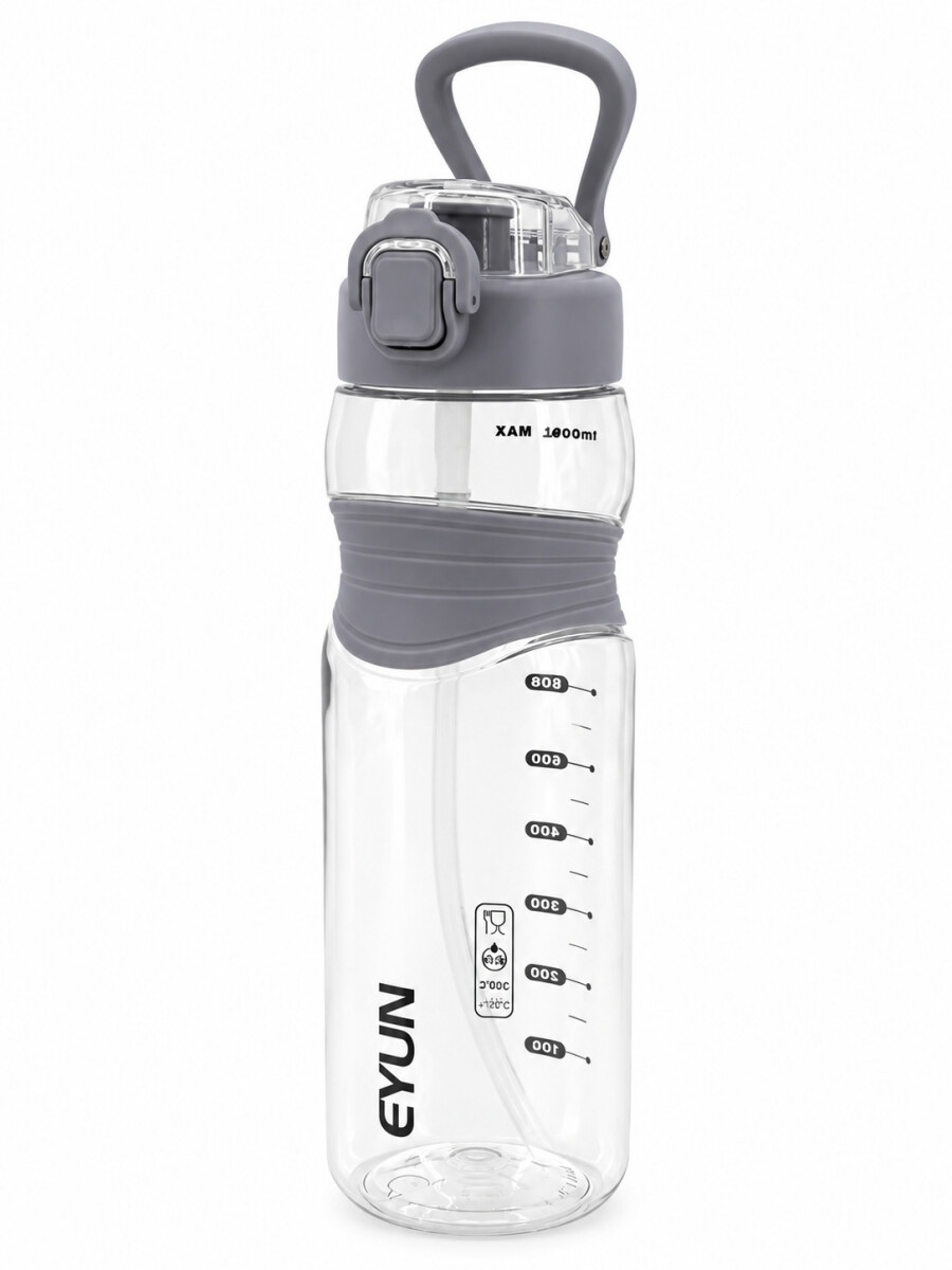 BOTELLA HIDRATACION 1000 ML - GRIS 