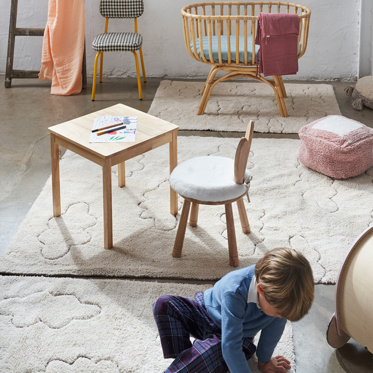 Alfombra lavable - RugCycled Clouds 