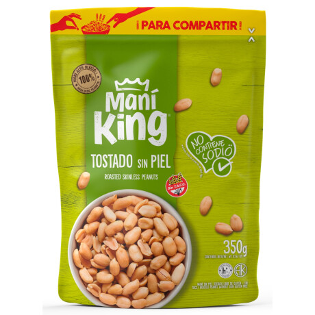 MANI PELADO TOST. S/SAL 350G KING MANI PELADO TOST. S/SAL 350G KING