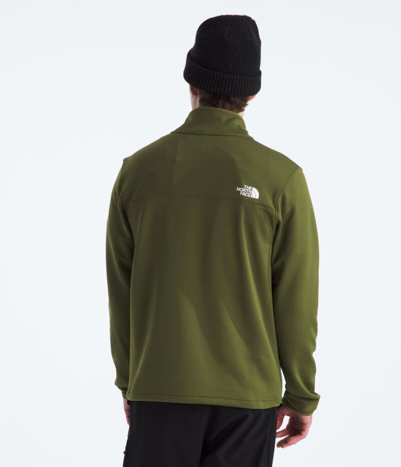 Campera Polar Cedar Trail Grid hombre Woodland Green