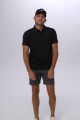 Polo Manga Corta The 24-7 Hombre Black