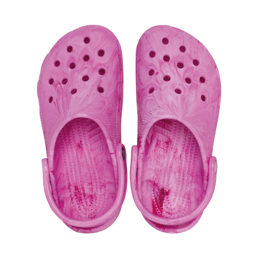 Crocs Classic Watercolor Marbled Clog K - Niños mas de 5 años Pink/multi