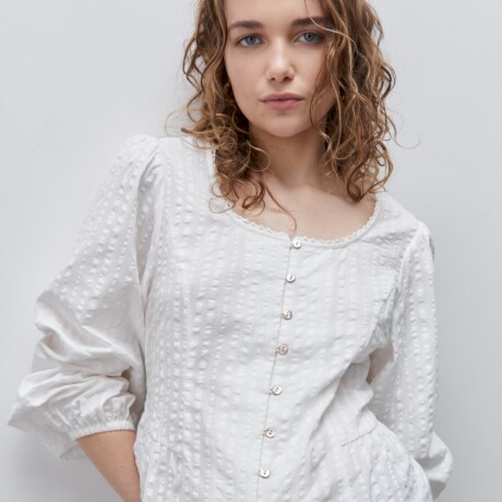 CAMISA MILS Blanco
