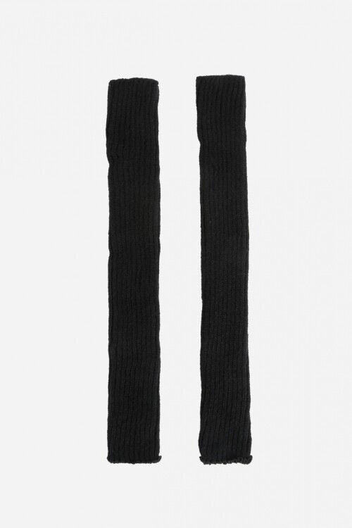 Medias calentadores rib negro