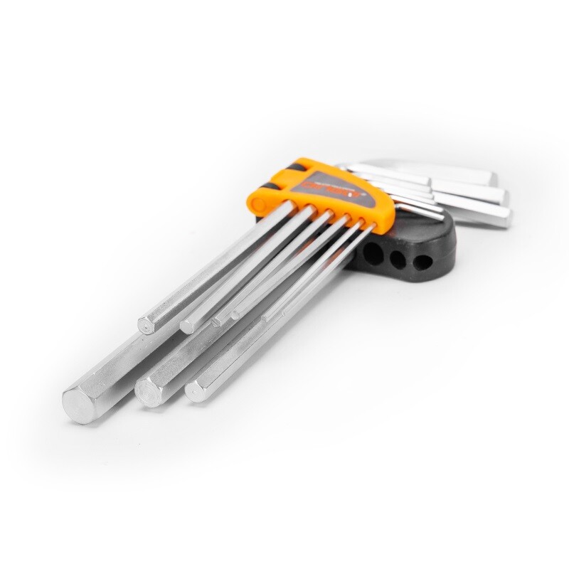 DINGQI JUEGO 9 PIEZAS LLAVES ALLEN LARGAS 1.5-10MM Dingqi Juego 9 Piezas Llaves Allen Largas 1.5-10mm