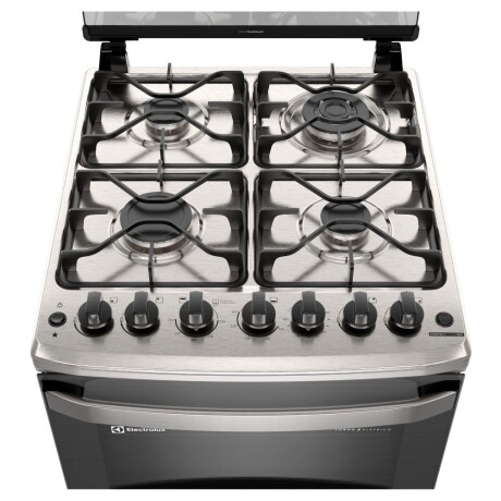 Cocina combinada Electrolux 4H doble horno EL-FE4DC inox. Cocina combinada Electrolux 4H doble horno EL-FE4DC inox.