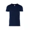 Camiseta escote en v Azul marino