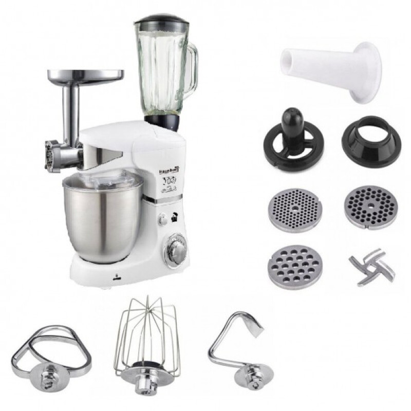 Multiprocesador 3 en 1 Batidora, Molino y Licuadora Hausberg HB7605AB Multiprocesador 3 en 1 Batidora, Molino y Licuadora Hausberg HB7605AB