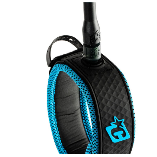 Leash Creatures Longboard Knee 9: Black Cyan Leash Creatures Longboard Knee 9: Black Cyan