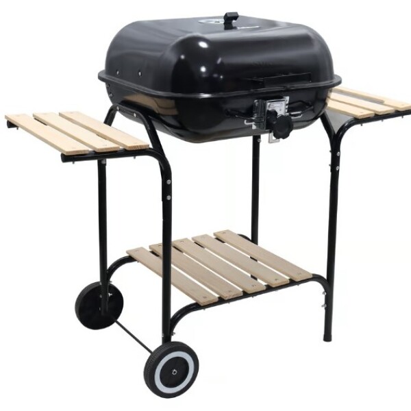 PARRILLA A CARBON CON TAPA Y RUEDAS PARRILLA A CARBON CON TAPA Y RUEDAS