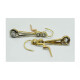 Caravanas Oro 18K Y Brillantes Caravanas Oro 18K Y Brillantes