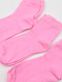 MEDIAS NIÑO PACK 3 PCS ROSA CHICLE