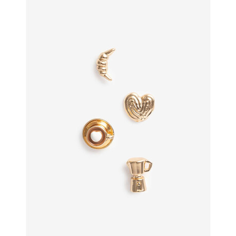 Prendedor Metal Dorado