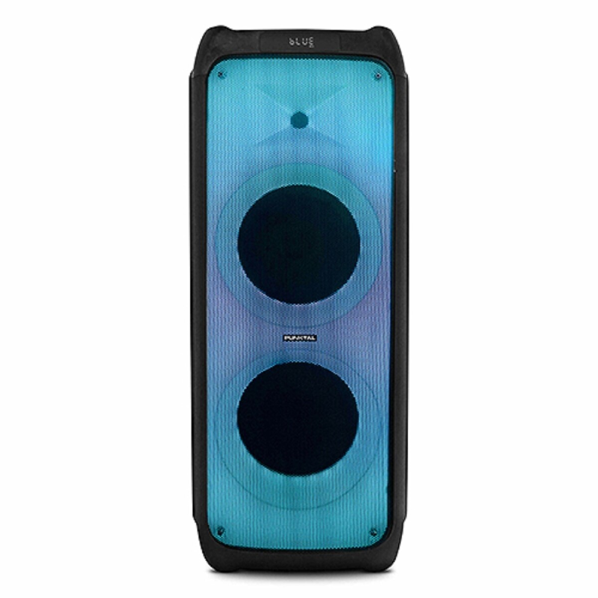 PARLANTE ACTIVO 10" X 2" -RADIO 18000 PMPO-MICROFONO -C REMOTO - negro 