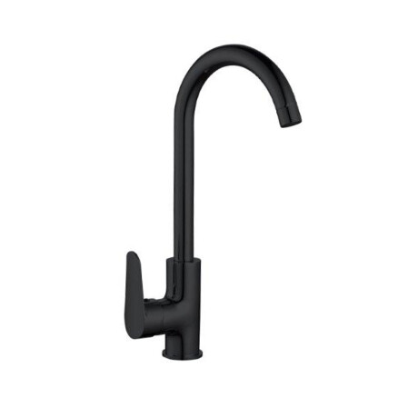 GRIFERIA GRIFO COCINA MESADA MONOCOMANDO NEGRO MATE CINZANO NEGRO