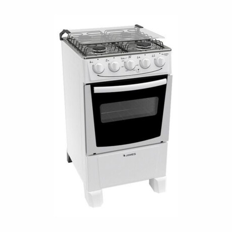 Cocina Gas James Horno Autolimpiante 4 Hornallas Termocupla Blanco