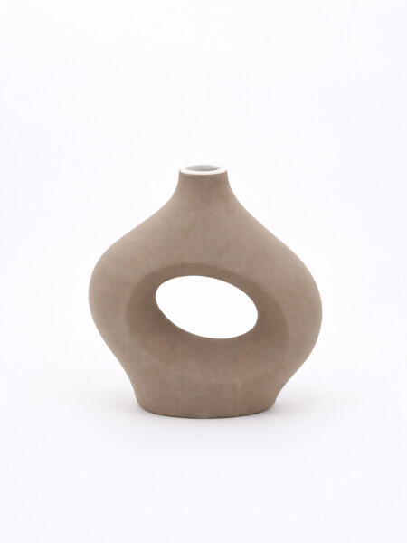 JARRON OUI II CERAMICA GRIS