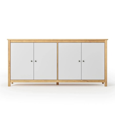 Aparador 4 Puertas Mari Blanco/miel Aparador 4 Puertas Mari Blanco/miel