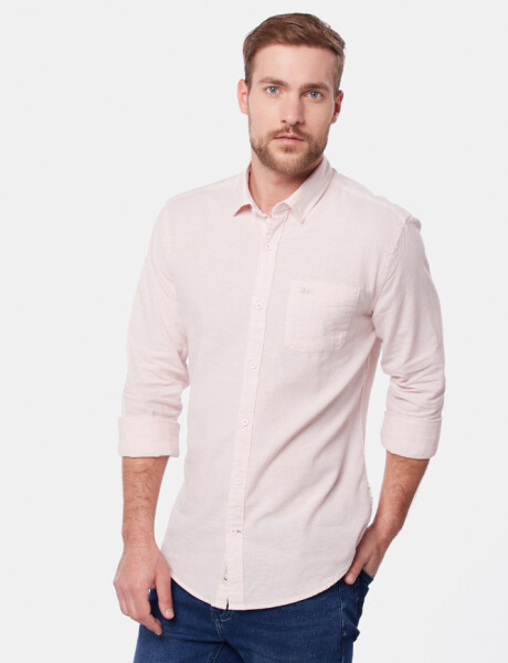 CAMISA DE LINO Rosado