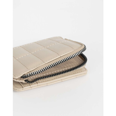 Billetera Puffy Marron Beige
