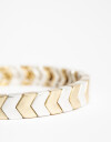 Pulseras Elásticas Metal Pulsera Elástica Biplating - Dorado