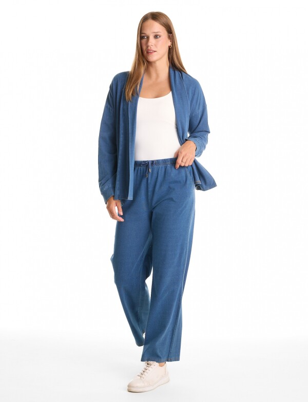 Cardigan Denim Abierto JEAN