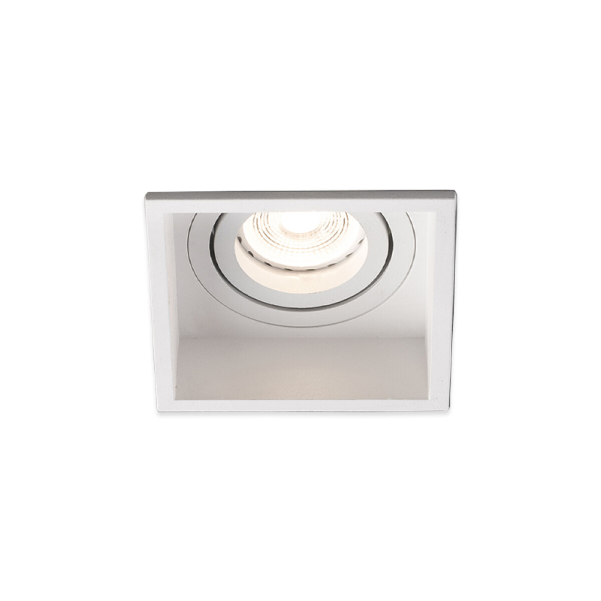 Downlight cuadrado blanco orientable s/zoc 89mm - FA2088 