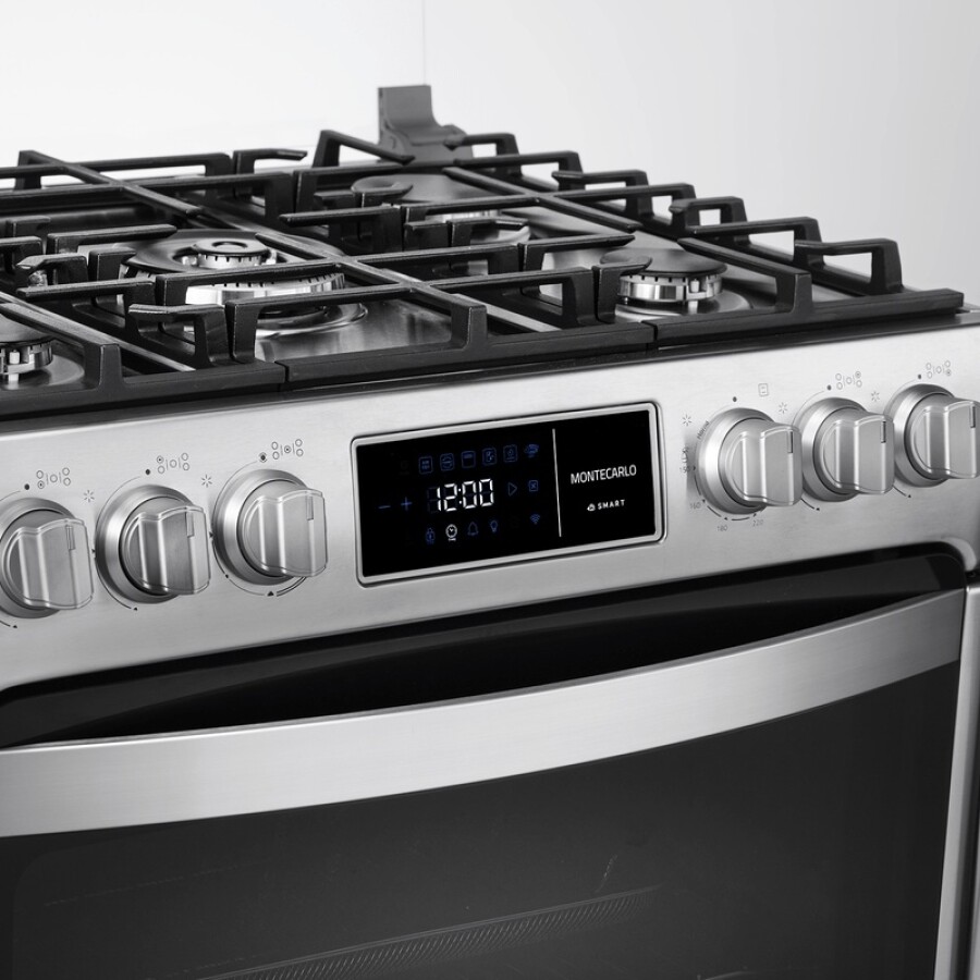 Cocina a Gas 5h con Grill a Gas, Convección y Panel Touch Indurama MONTECARLO Cocina a Gas 5h con Grill a Gas, Convección y Panel Touch Indurama MONTECARLO