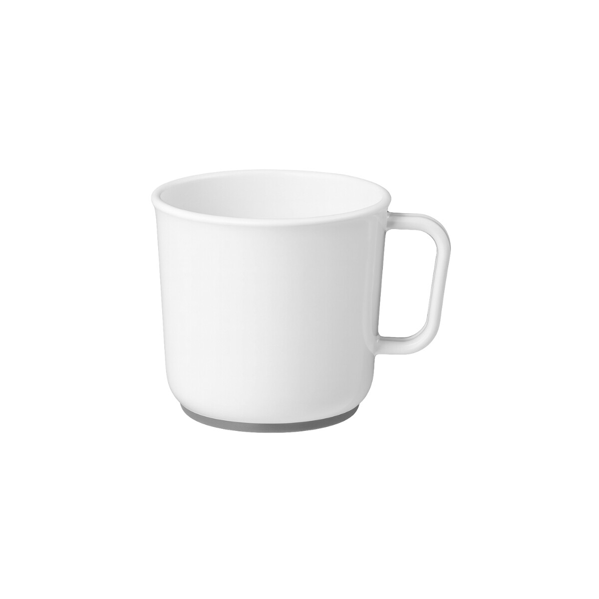 Taza para Desayuno de Melamina Blanco 300 ml 