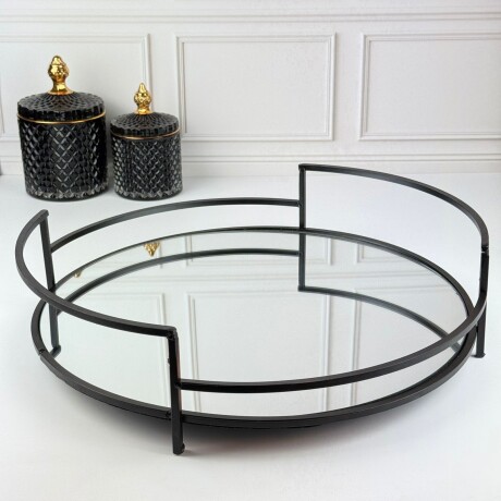 Bandeja Metálica Circular Espejada Ø38cm Bandeja Metálica Circular Espejada Ø38cm