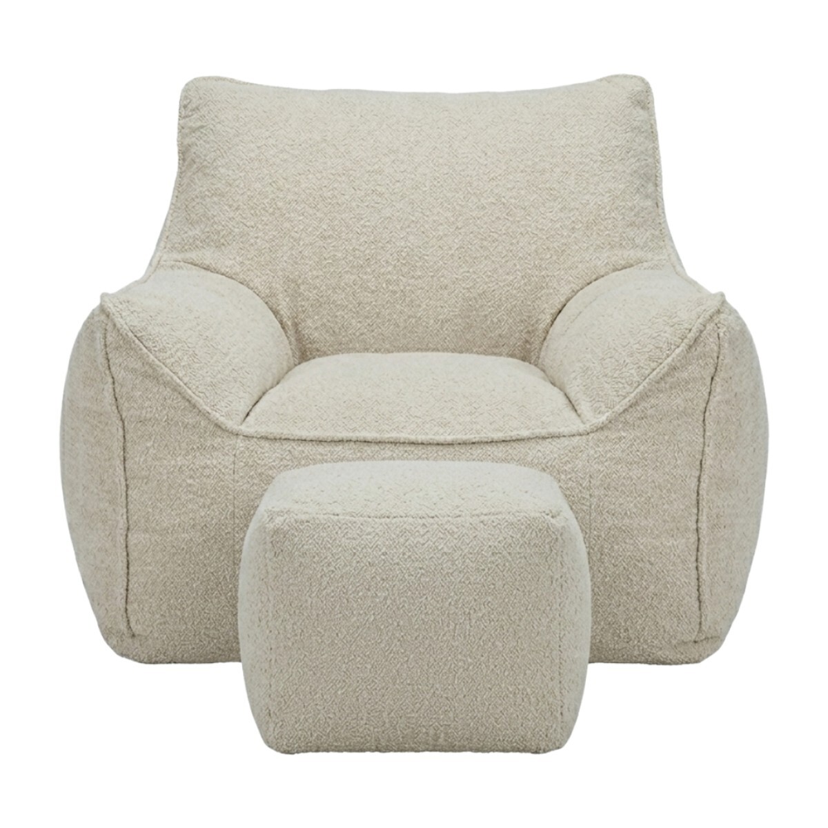 SILLON PUFF C/POSA PIE 105X100X70CM 