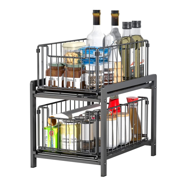 Organizador Fregadero Mesada 2 Estantes Cocina Mesada alacena Multiuso CAN010 Organizador Fregadero Mesada 2 Estantes Cocina Mesada alacena Multiuso CAN010