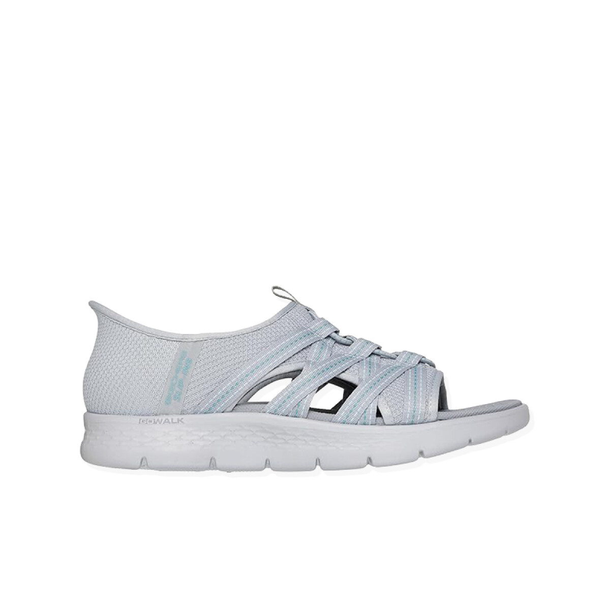 Sandalias Slip-ins: GO WALK Flex Sandal - Sadie - Gris 