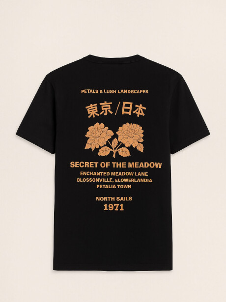 REMERA SECRET NEGRO